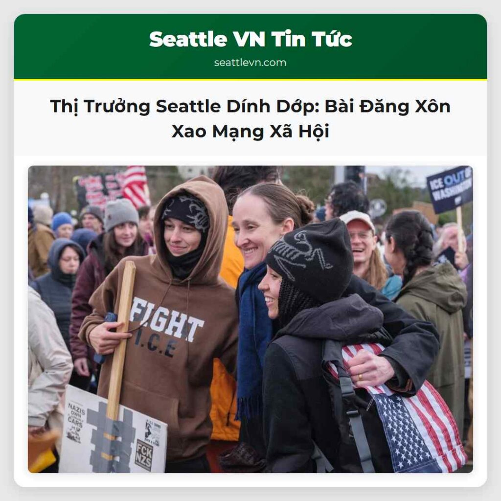 Thị Trưởng Seattle Dính Dớp: Bài Đăng Xôn Xao