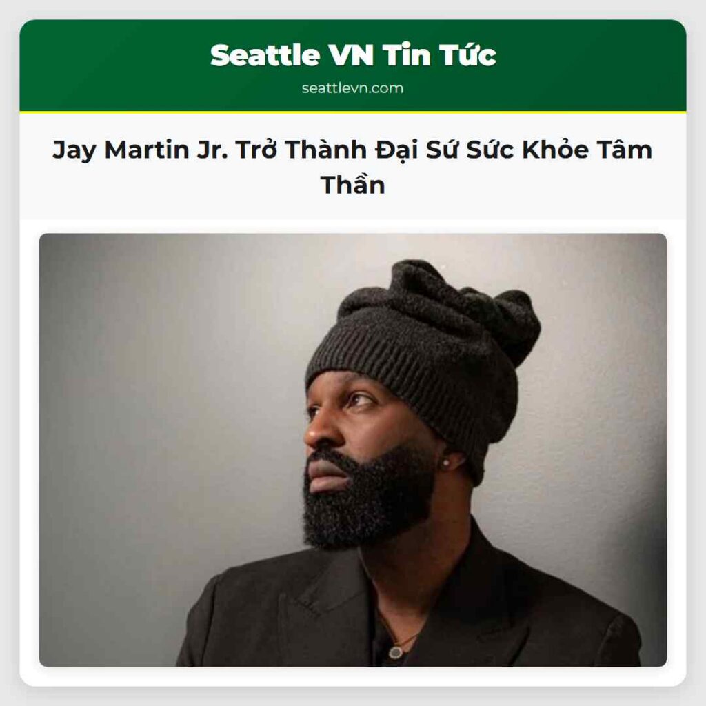 Jay Martin Jr. Trở Thành Đại Sứ Sức Khỏe Tâm Thần