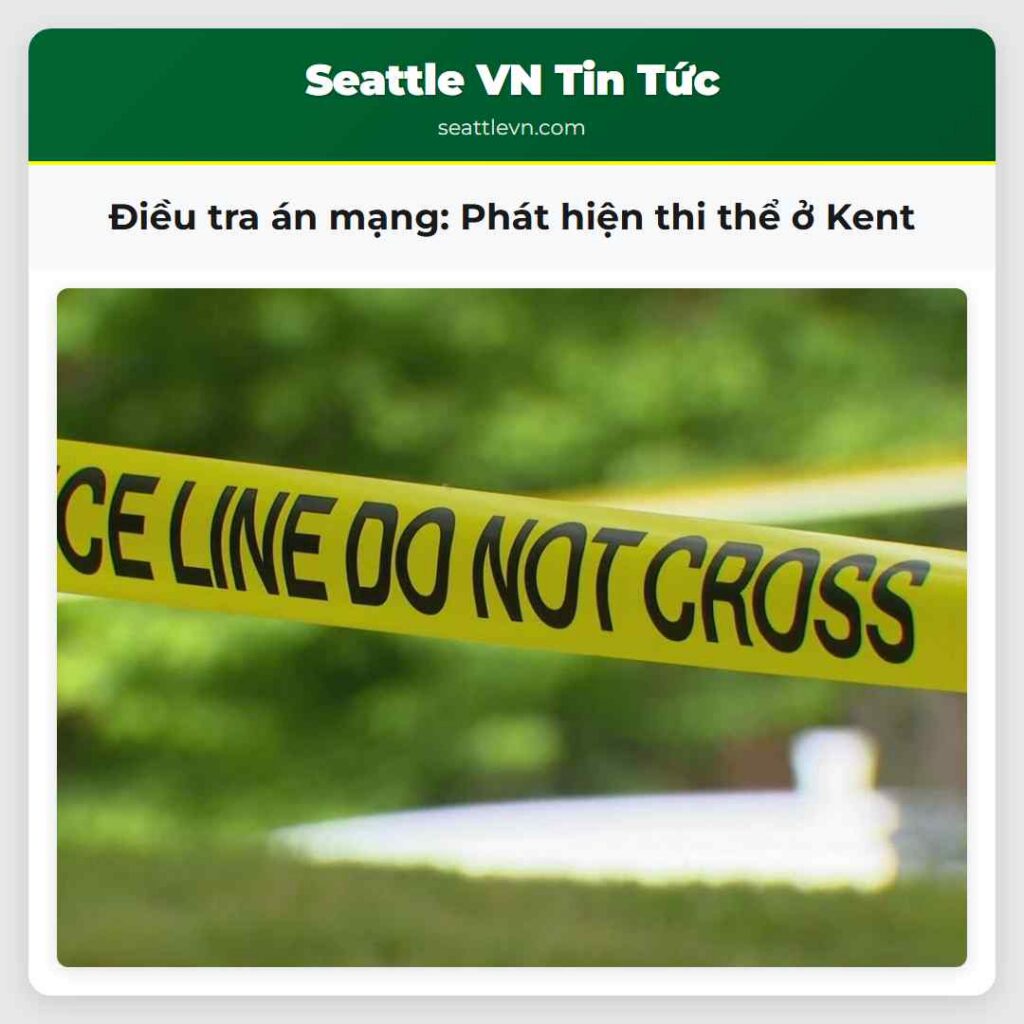 Điều tra án mạng: Phát hiện thi thể ở Kent