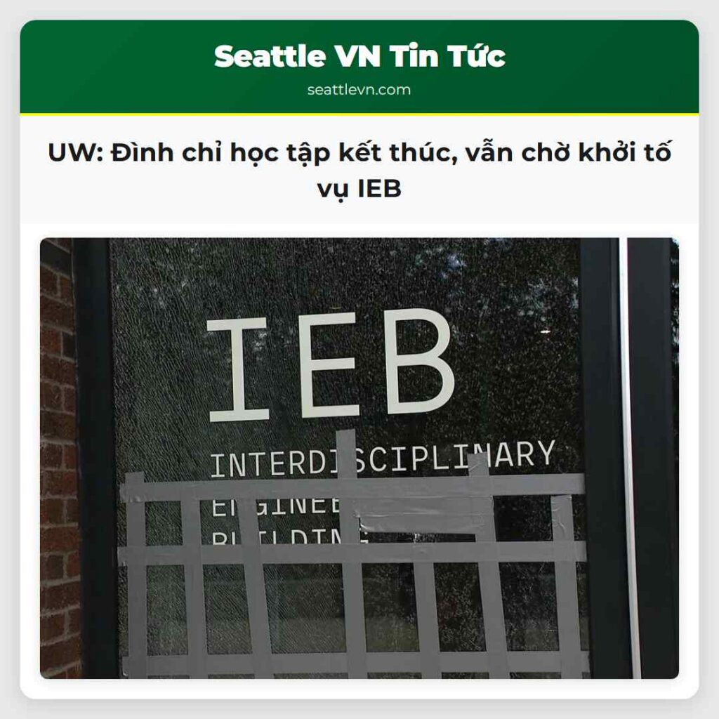 UW: Đình chỉ học tập kết thúc, vẫn chờ khởi tố vụ