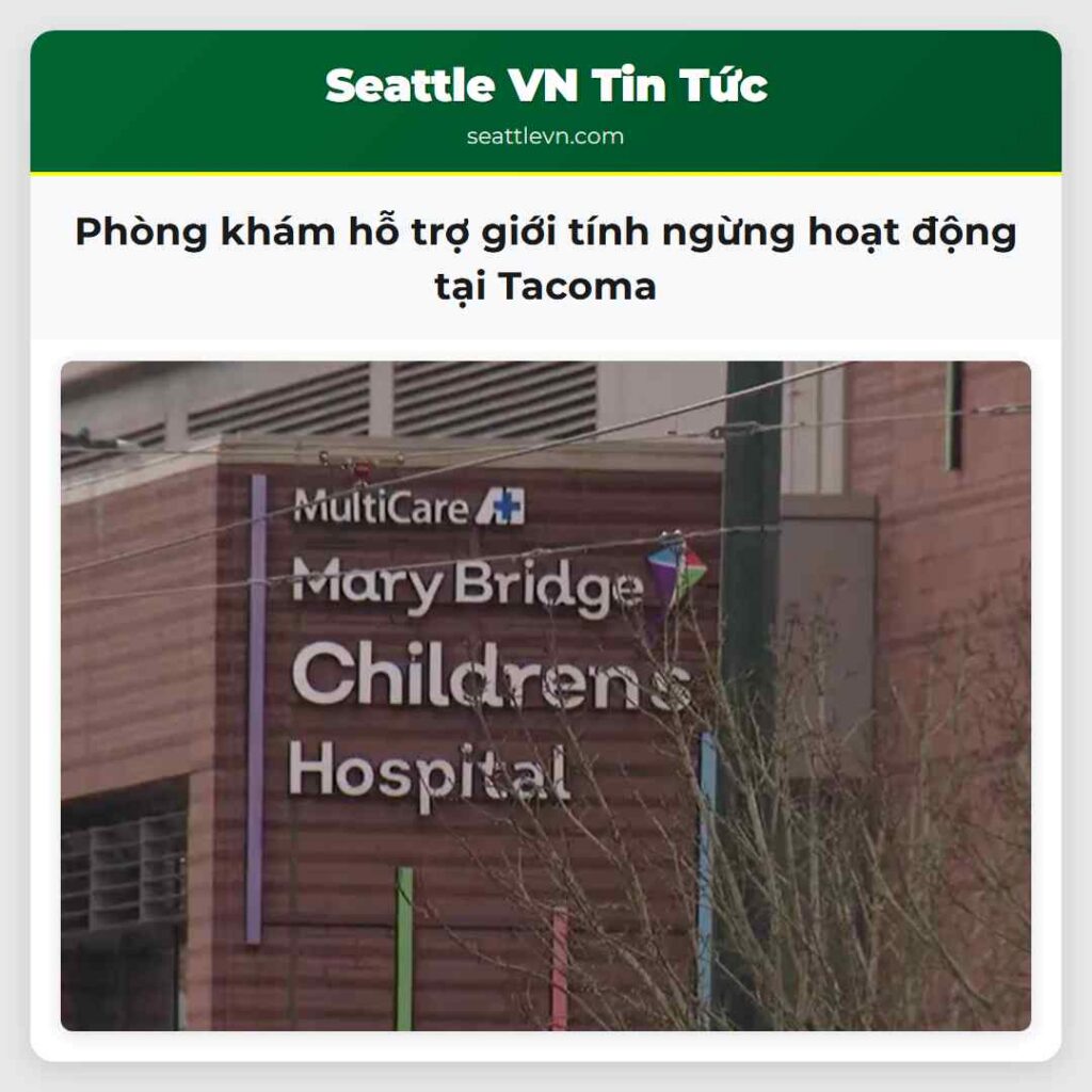 Phòng khám hỗ trợ giới tính ngừng hoạt động tại