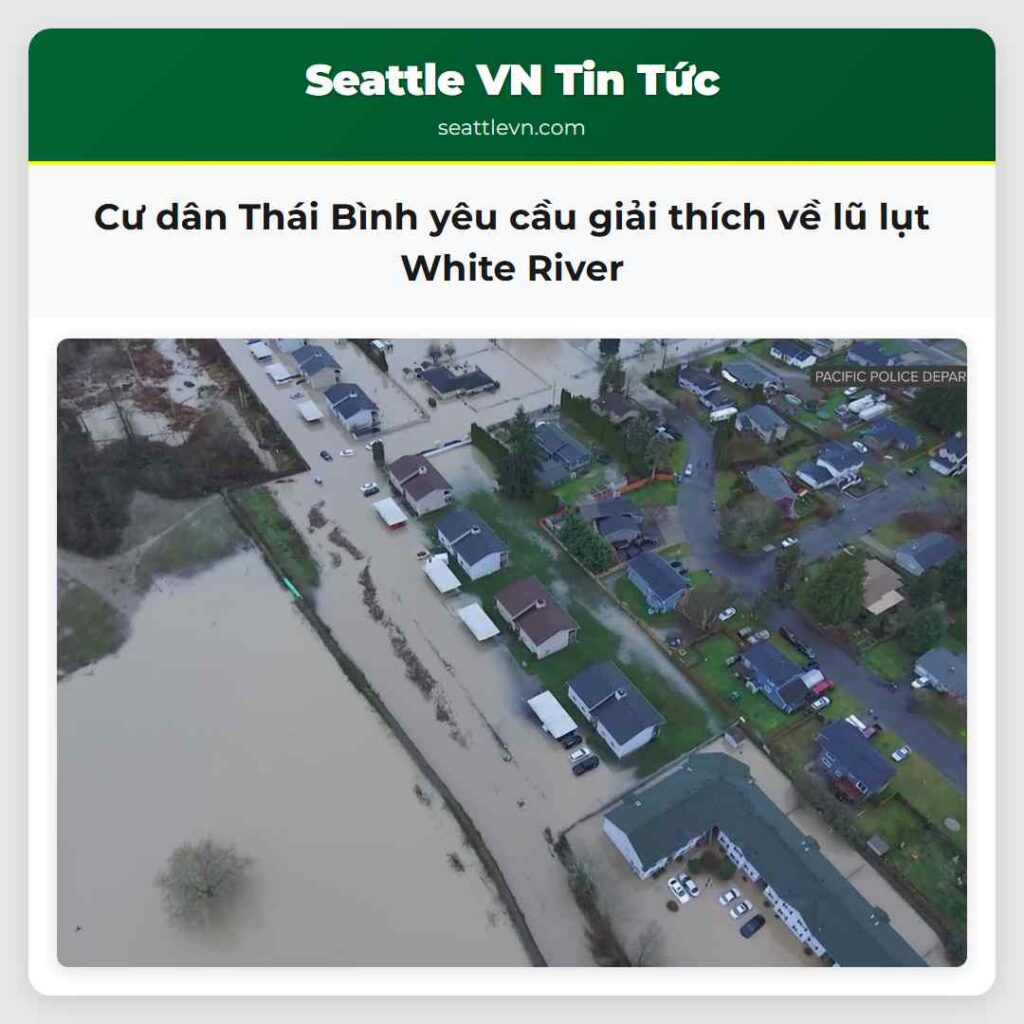 Cư dân Thái Bình yêu cầu giải thích về lũ lụt