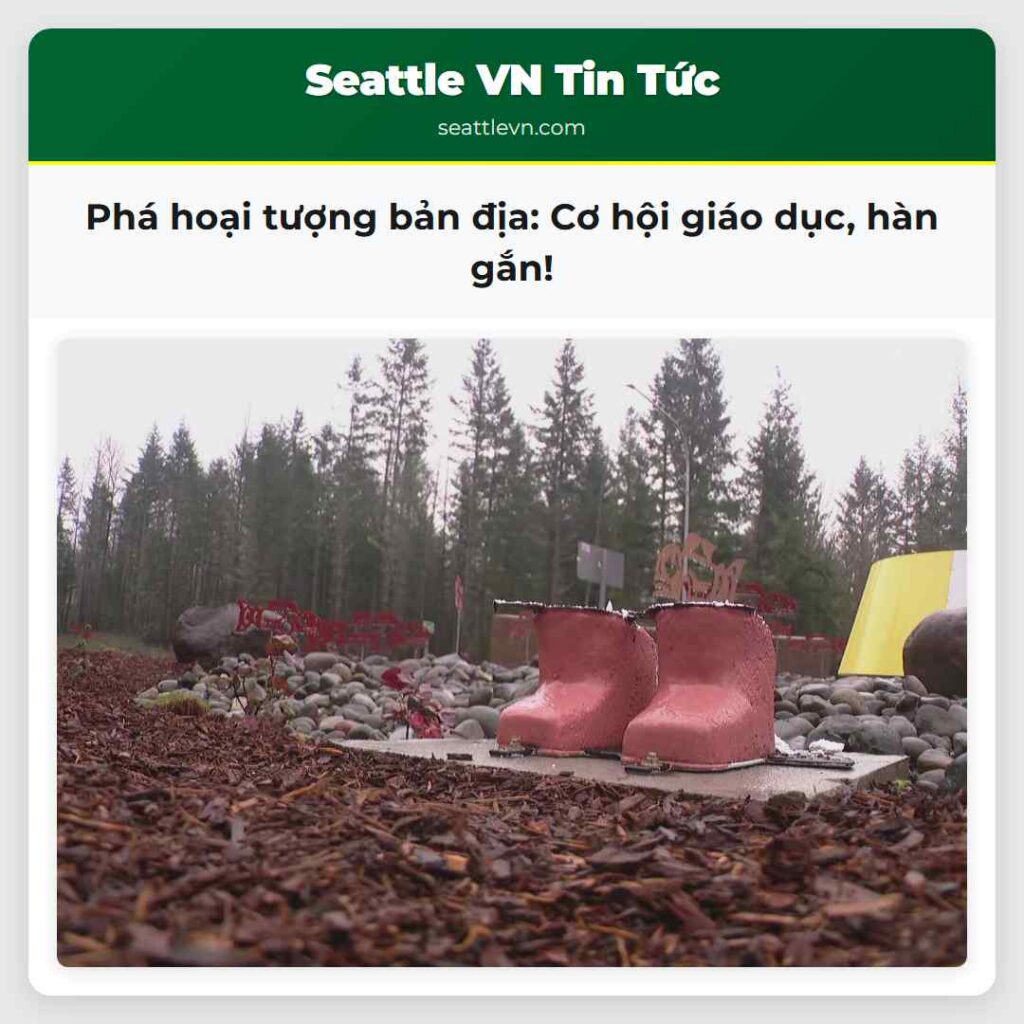 Phá hoại tượng bản địa: Cơ hội giáo dục, hàn gắn!