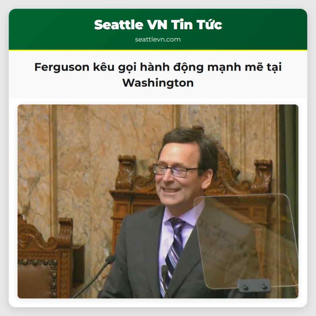 Ferguson kêu gọi hành động mạnh mẽ tại Washington