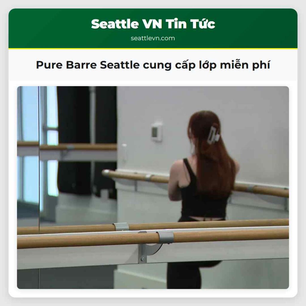 Pure Barre Seattle cung cấp lớp miễn phí
