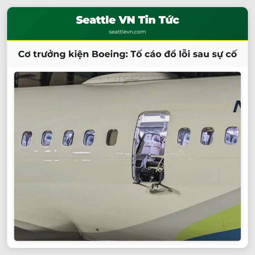 Cơ trưởng kiện Boeing: Tố cáo đổ lỗi sau sự cố