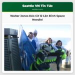 Huyền thoại Walter Jones Kéo Cờ 12 Lên Đỉnh Space Needle Trước Trận Đấu Quyết Định của Seahawks