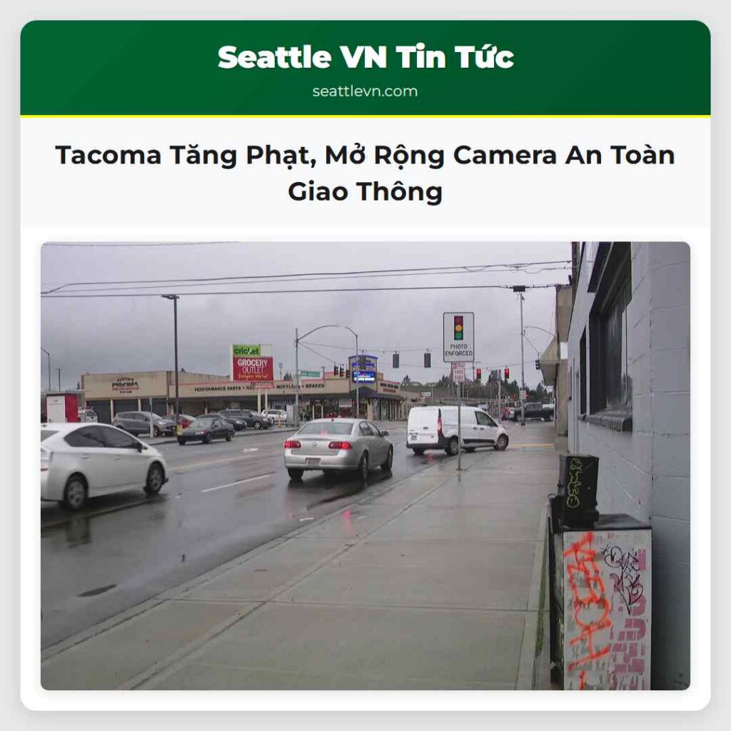 Tacoma Tăng Phạt, Mở Rộng Camera An Toàn Giao