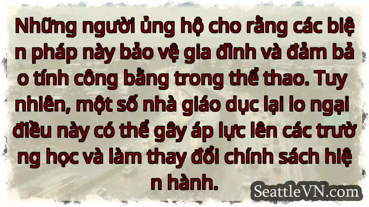 Gia đình & Thể thao: Tranh cãi!