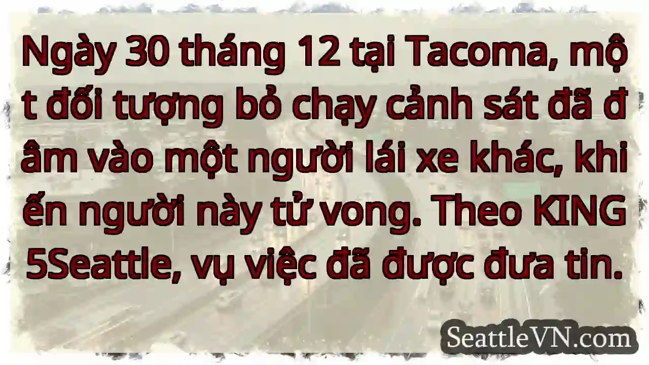 Tai nạn nghiêm trọng: Tacoma