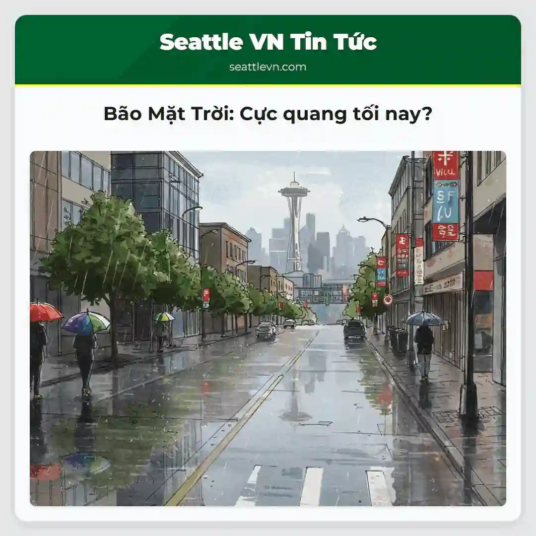 Bão Mặt Trời: Cực quang tối nay?