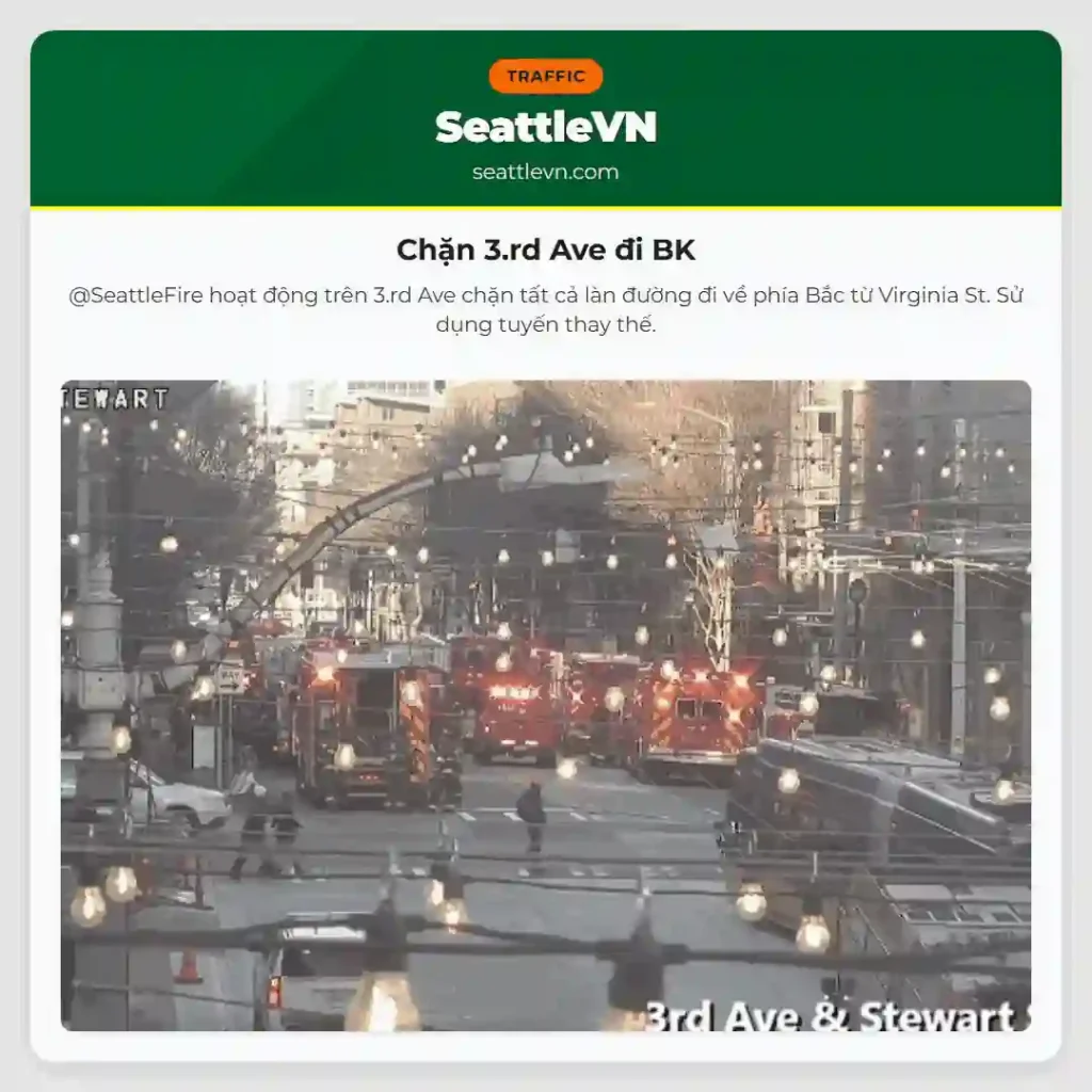 Chặn 3.rd Ave đi BK