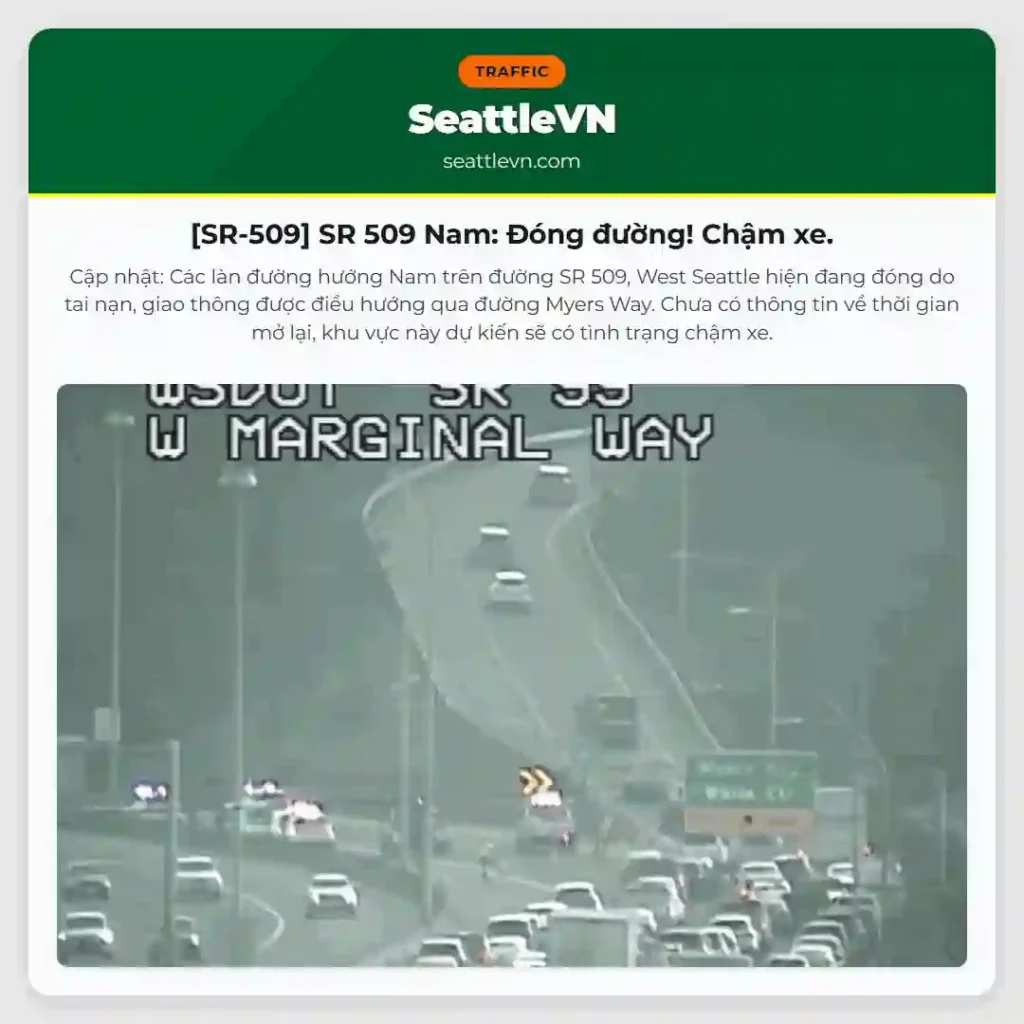 [SR-509] SR 509 Nam: Đóng đường! Chậm xe.