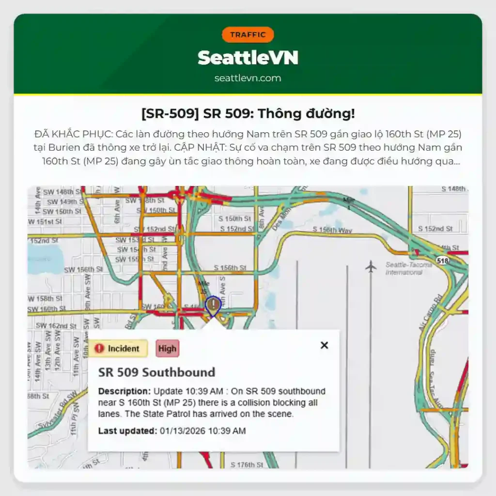 [SR-509] SR 509: Thông đường!