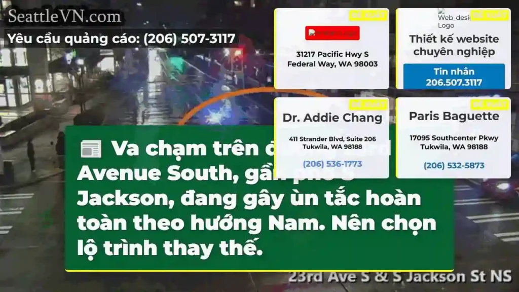 Ùn tắc 23rd Ave S! Tìm đường khác.
