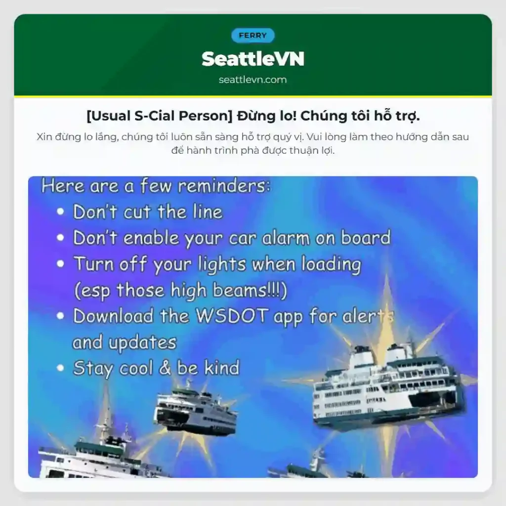 [Usual S-Cial Person] Đừng lo! Chúng tôi hỗ trợ.