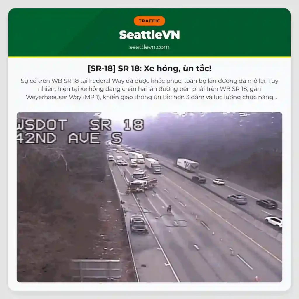 [SR-18] SR 18: Xe hỏng, ùn tắc!