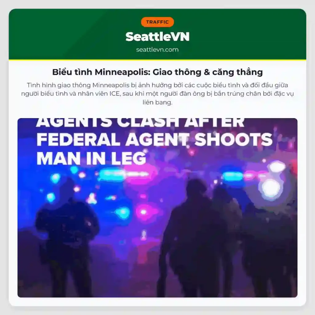 Biểu tình Minneapolis: Giao thông & căng thẳng