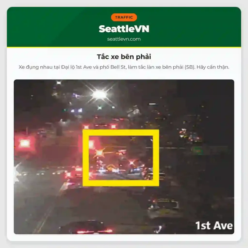 Tắc xe bên phải