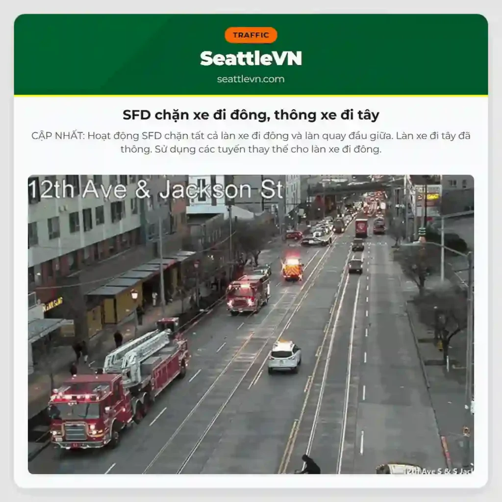 SFD chặn xe đi đông, thông xe đi tây