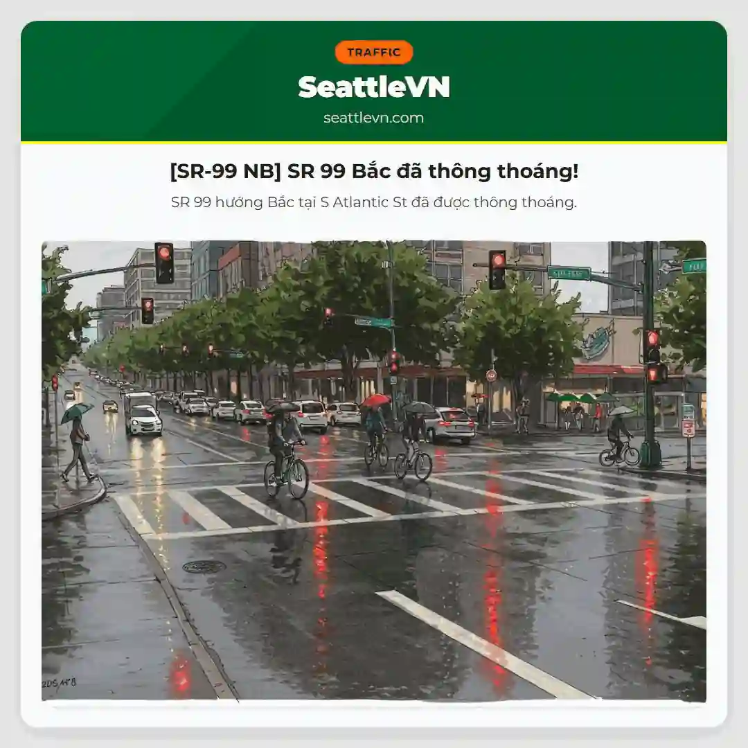 [SR-99 NB] SR 99 Bắc đã thông thoáng!