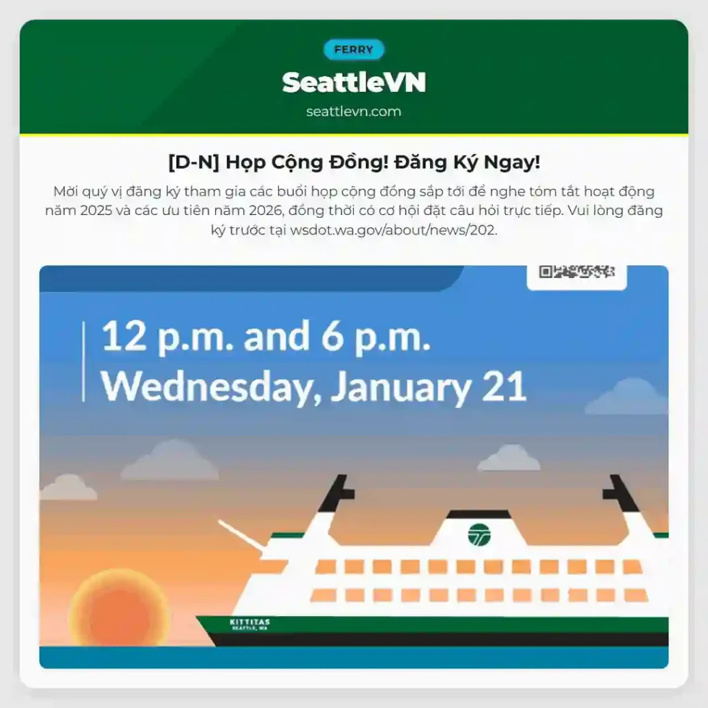 [D-N] Họp Cộng Đồng! Đăng Ký Ngay!