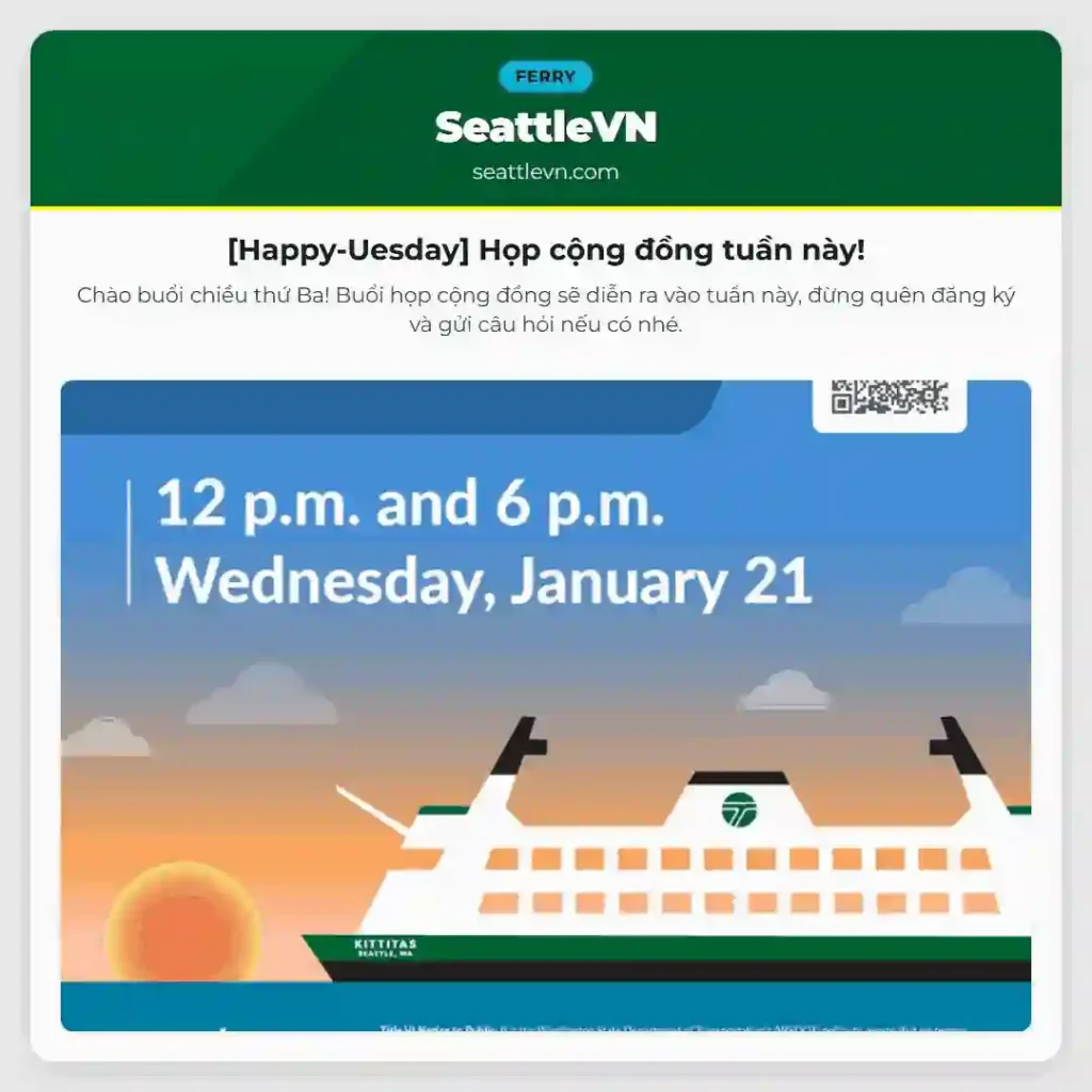 [Happy-Uesday] Họp cộng đồng tuần này!