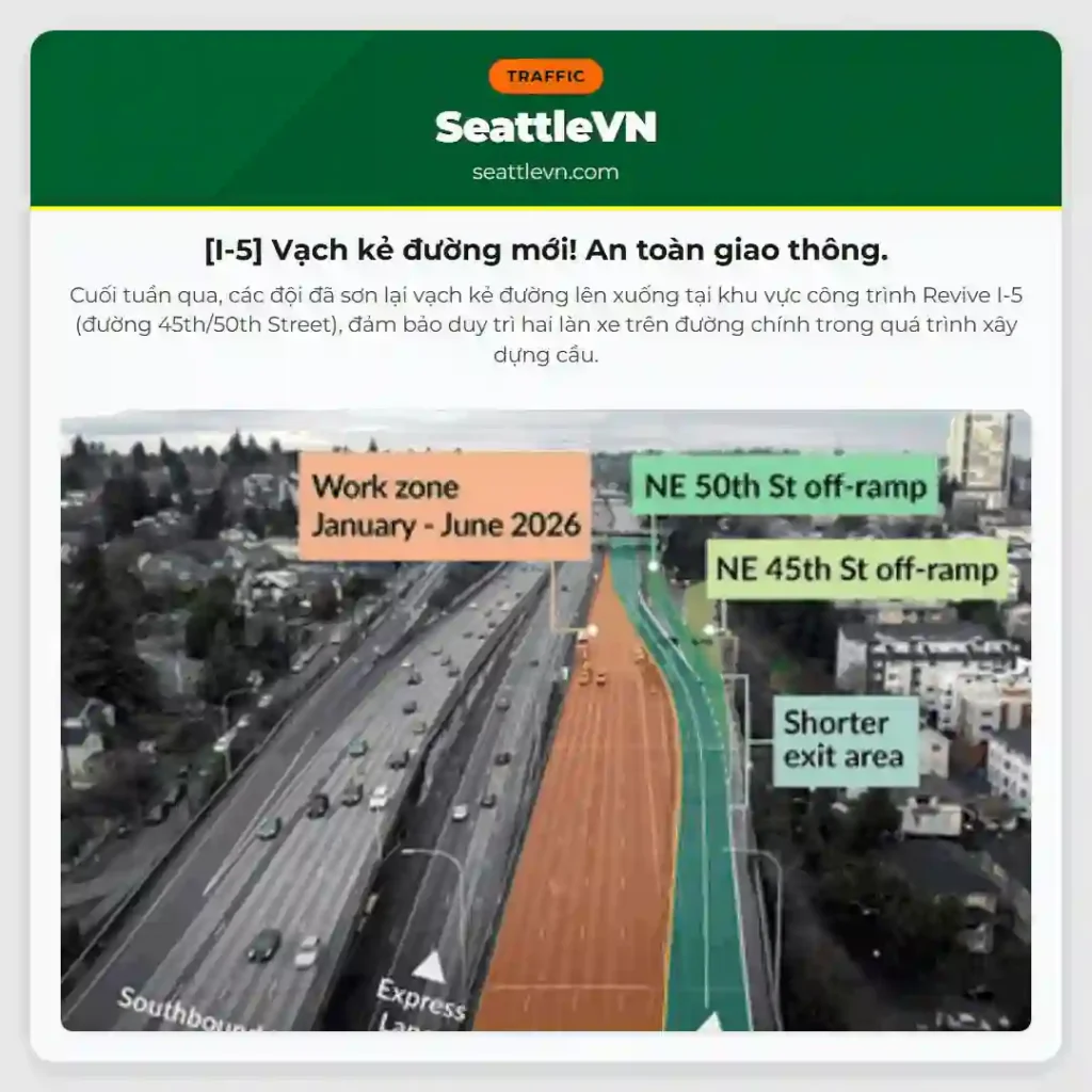 [I-5] Vạch kẻ đường mới! An toàn giao thông.