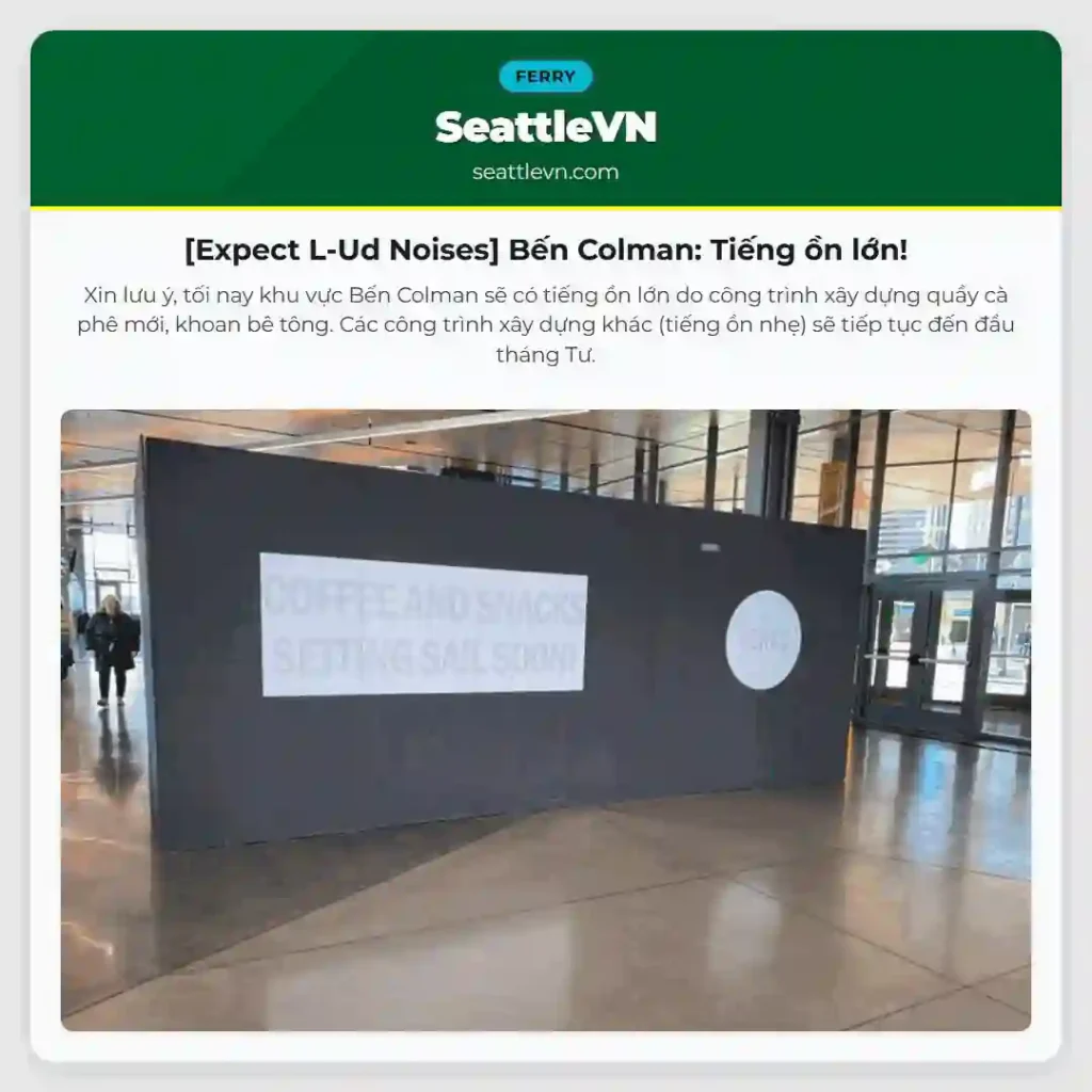 [Expect L-Ud Noises] Bến Colman: Tiếng ồn lớn!