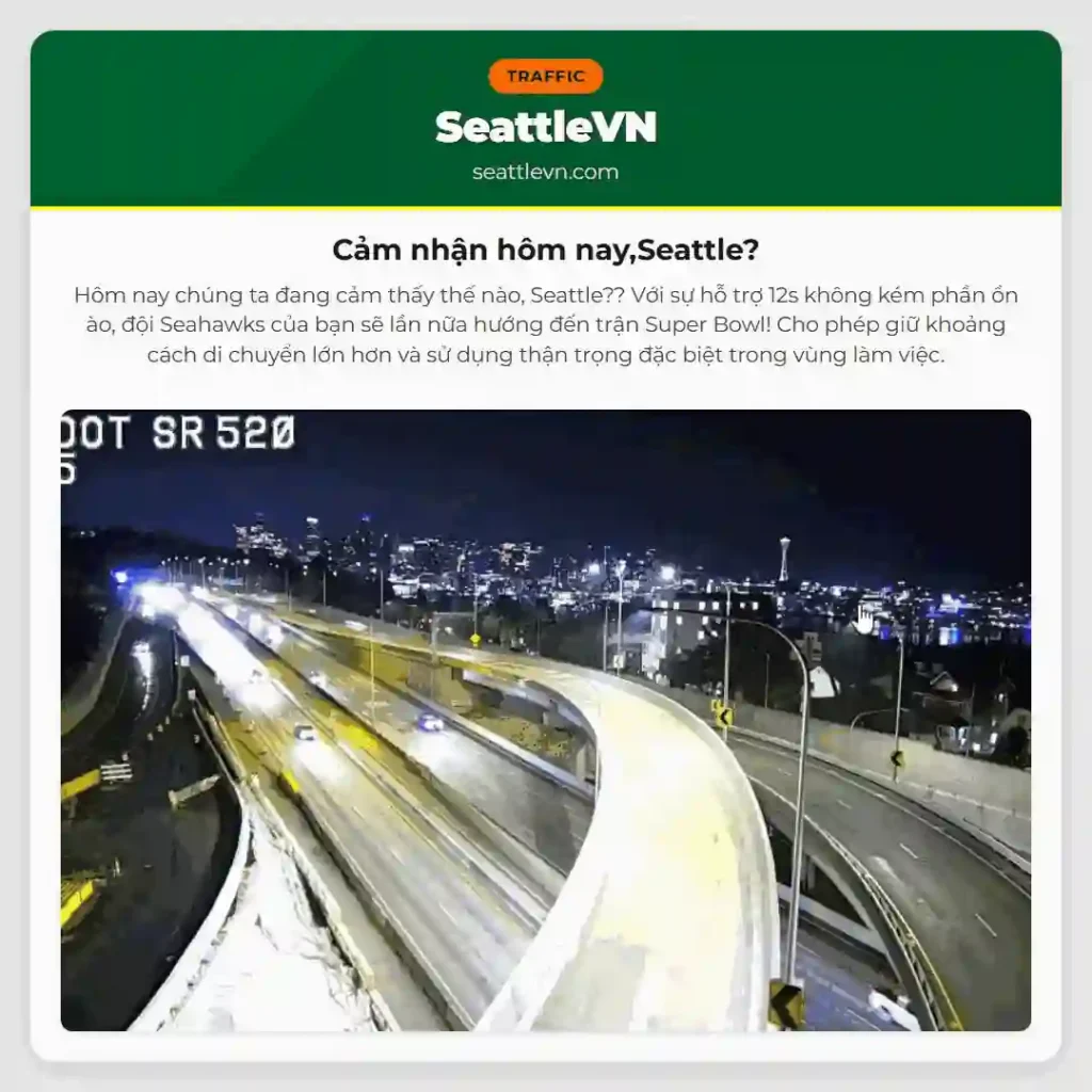 Cảm nhận hôm nay,Seattle?