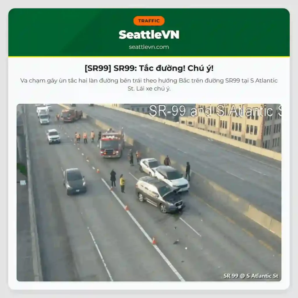 [SR99] SR99: Tắc đường! Chú ý!