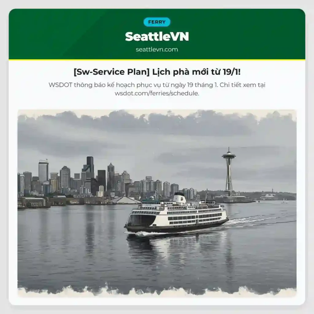 [Sw-Service Plan] Lịch phà mới từ 19/1!