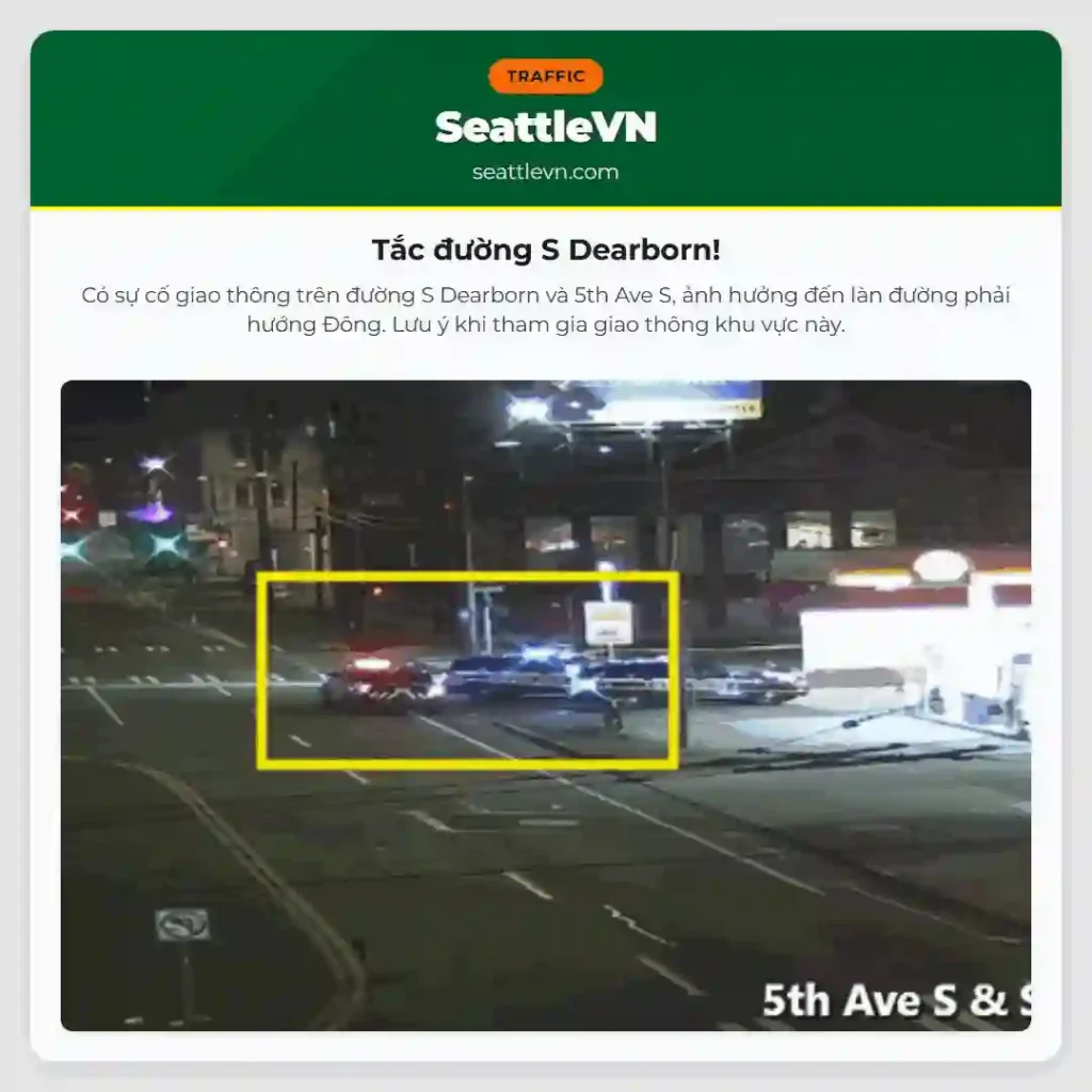Tắc đường S Dearborn!