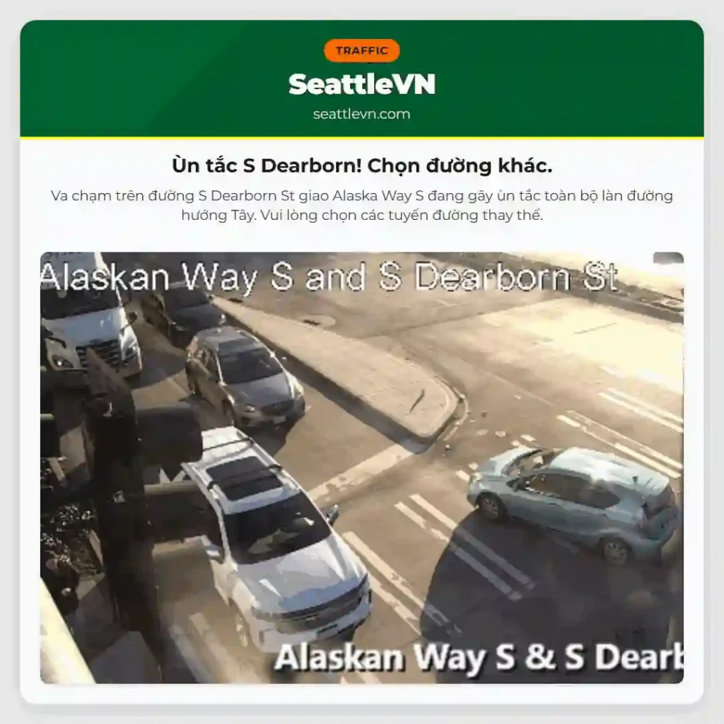 Ùn tắc S Dearborn! Chọn đường khác.