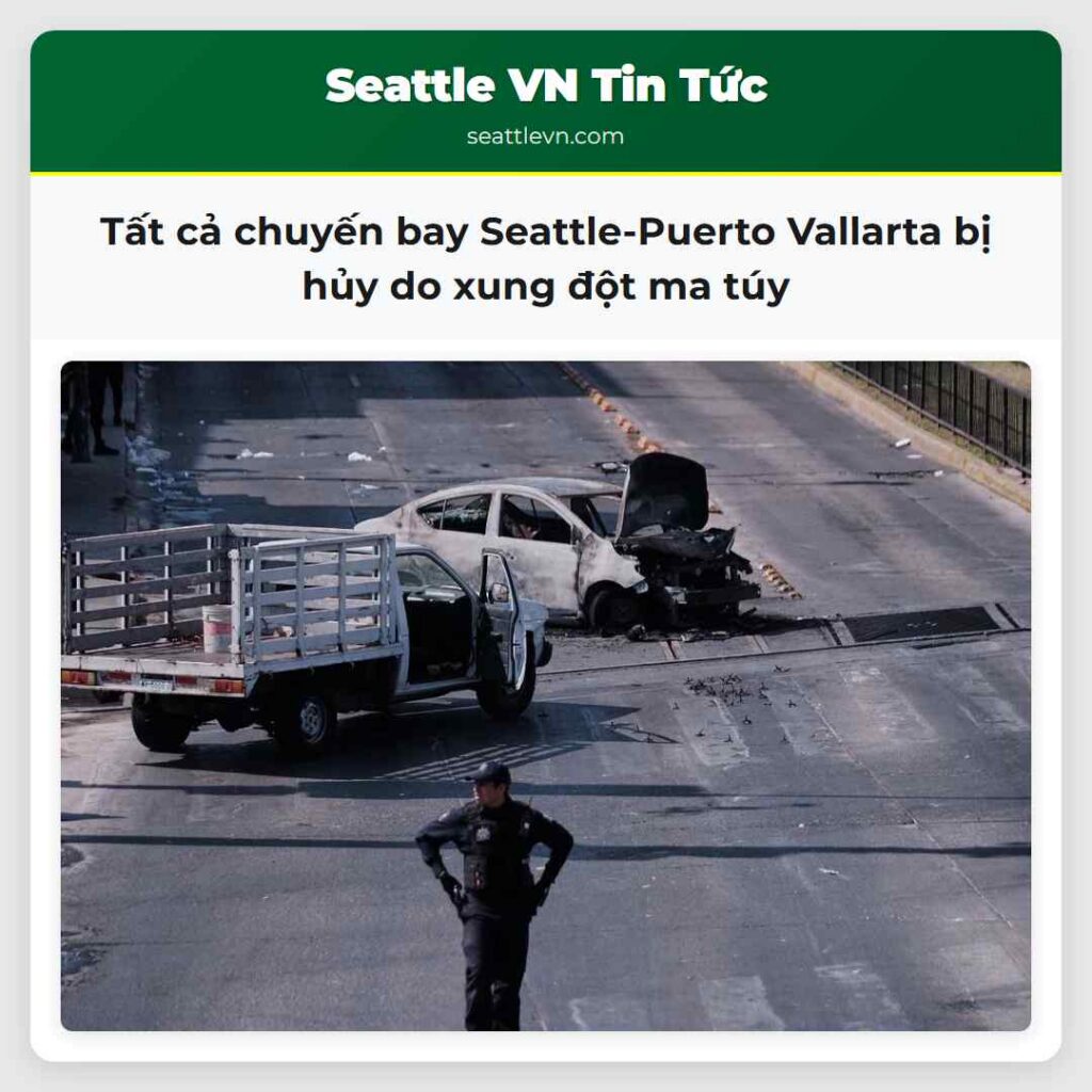 Tất cả chuyến bay Seattle-Puerto Vallarta bị hủy