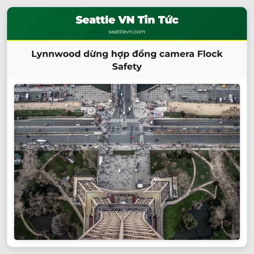 Lynnwood dừng hợp đồng camera Flock Safety