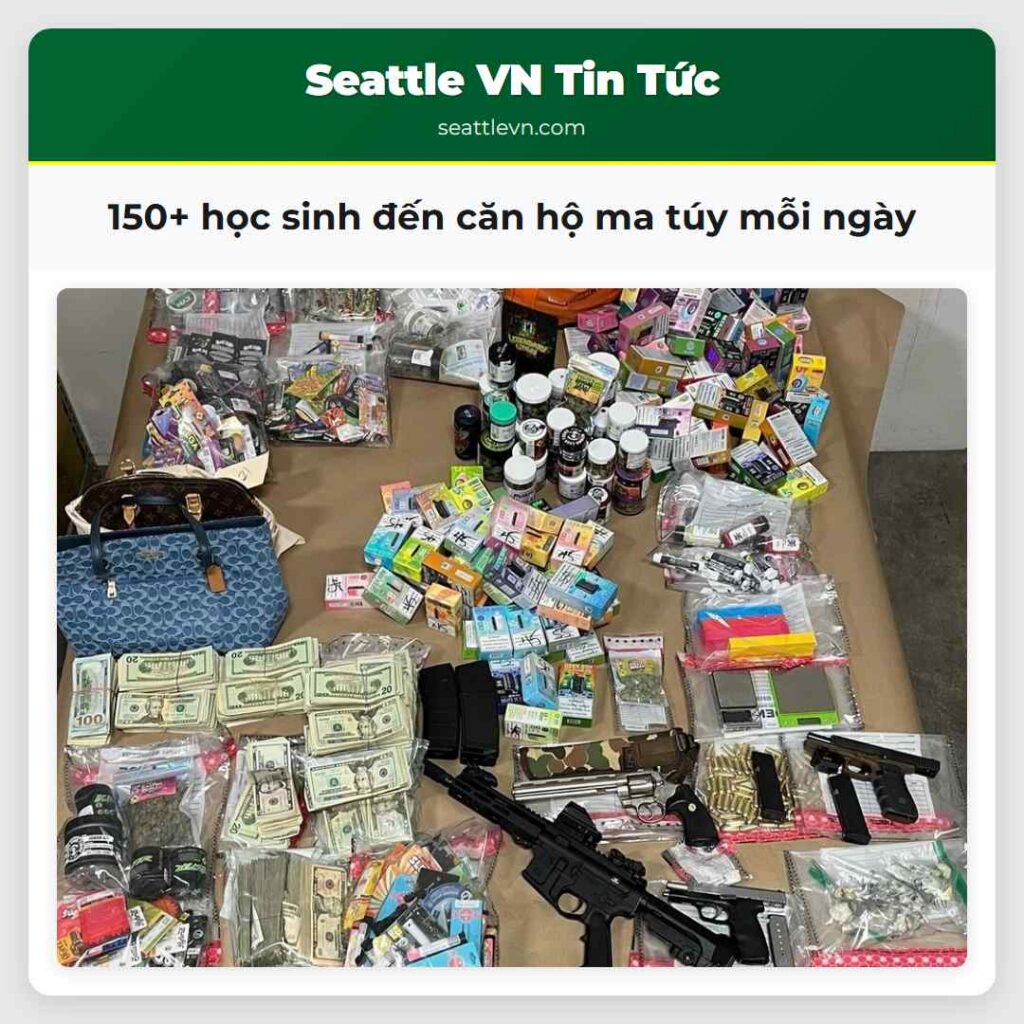 150+ học sinh đến căn hộ ma túy mỗi ngày