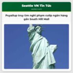Cơ quan chức năng Puyallup đang truy tìm nghi phạm cướp ngân hàng gần South Hill Mall