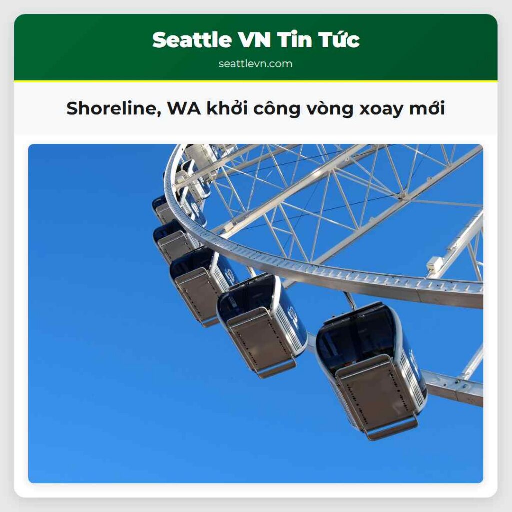 Shoreline, WA khởi công vòng xoay mới