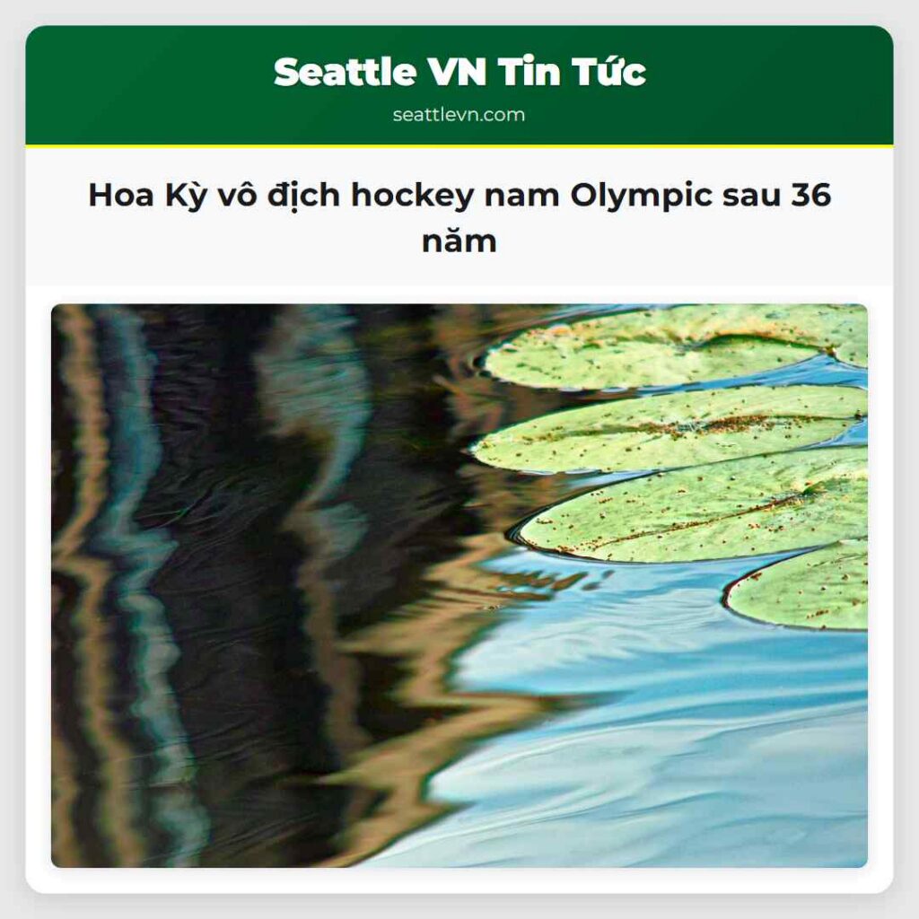 Hoa Kỳ vô địch hockey nam Olympic sau 36 năm