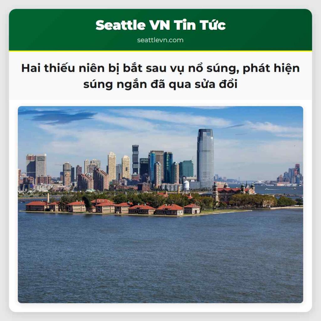 Hai thiếu niên bị bắt sau vụ nổ súng, phát hiện