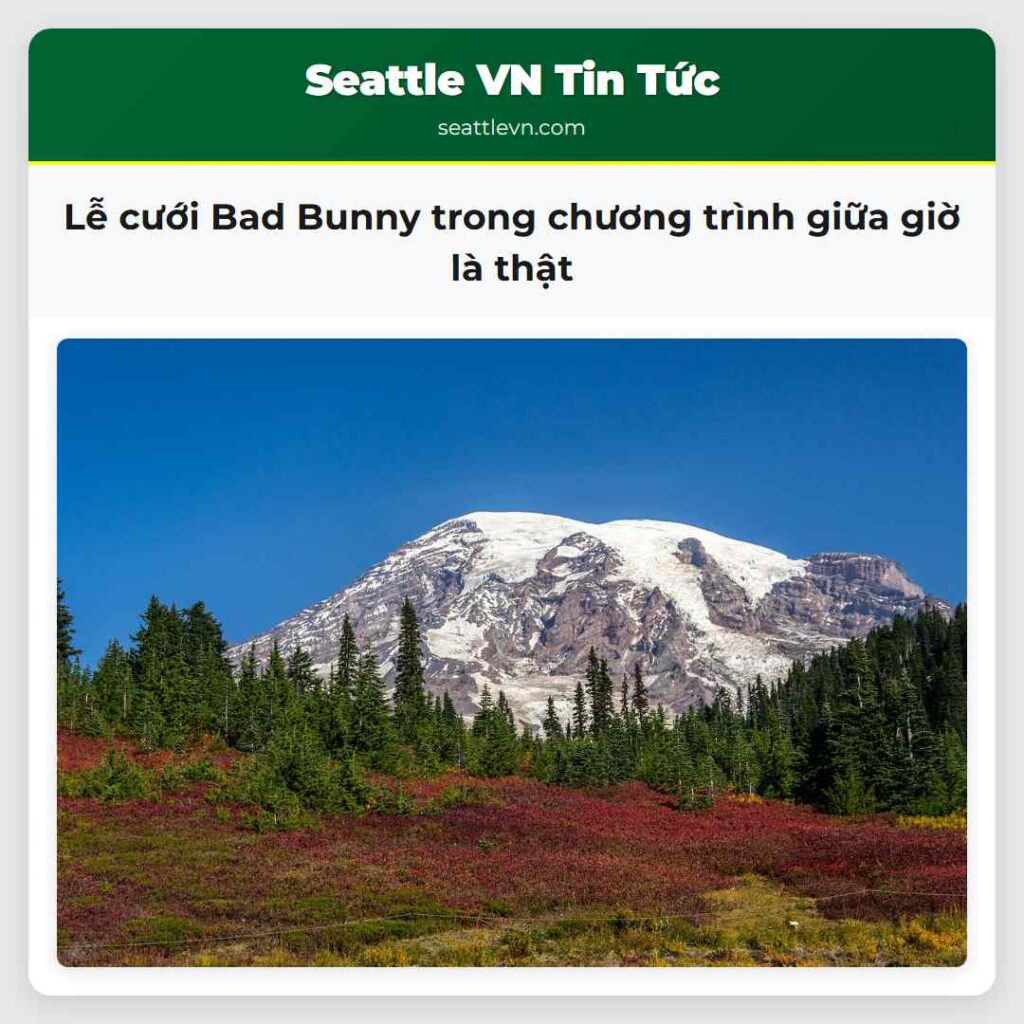 Lễ cưới Bad Bunny trong chương trình giữa giờ là
