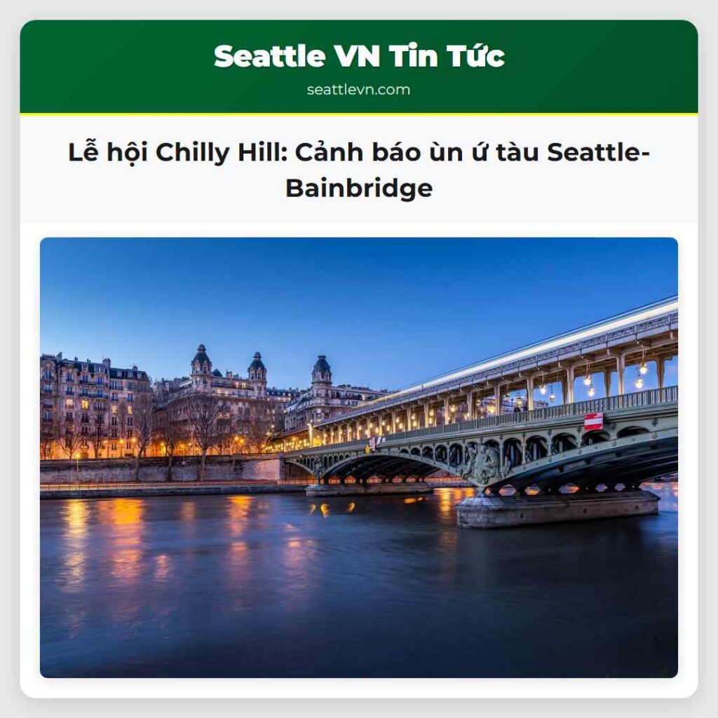 Lễ hội Chilly Hill: Cảnh báo ùn ứ tàu