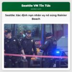 Xác định danh tính thanh niên trong vụ nổ súng tại Rainier Beach Seattle Cảnh sát tăng cường tuần tra