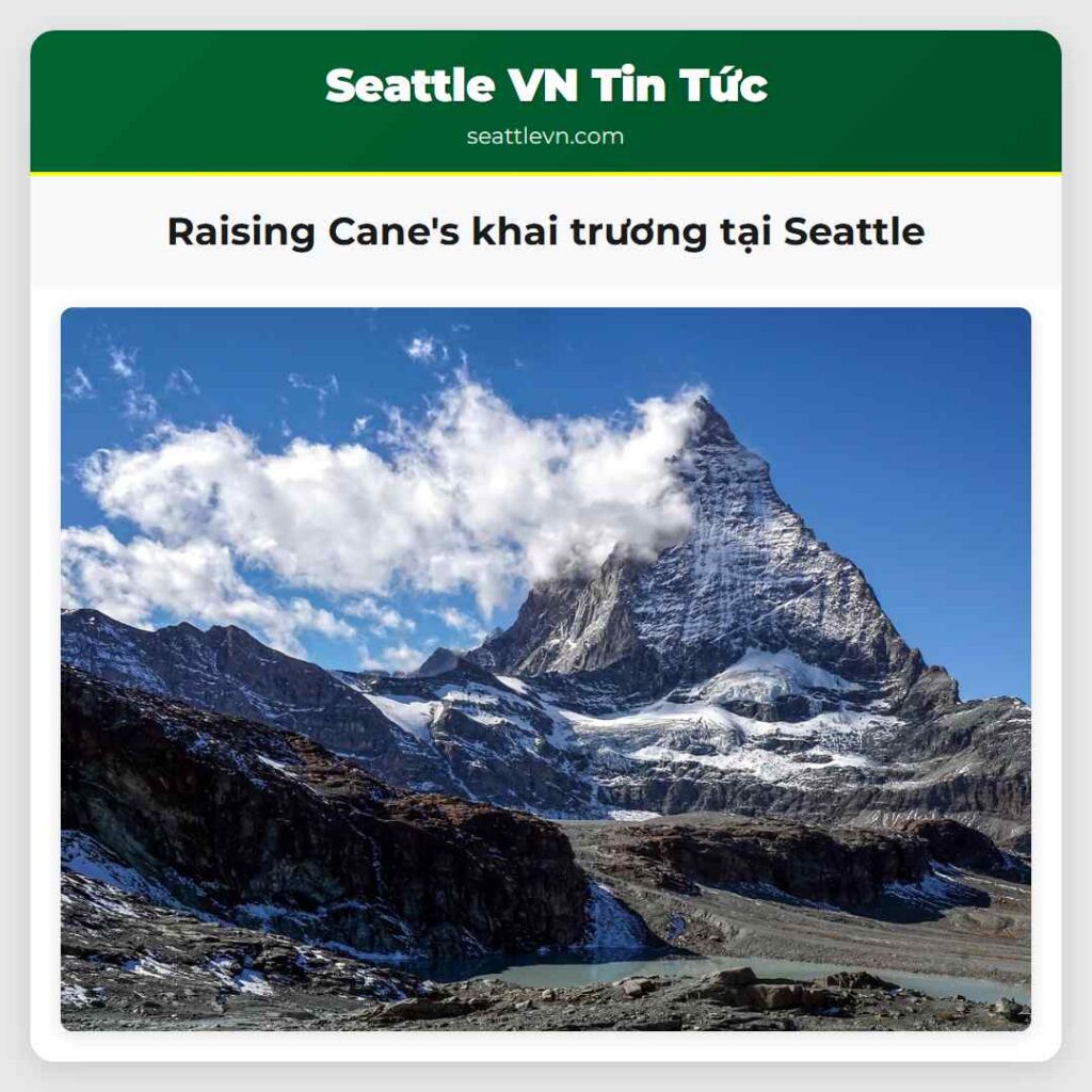 Raising Cane's khai trương tại Seattle