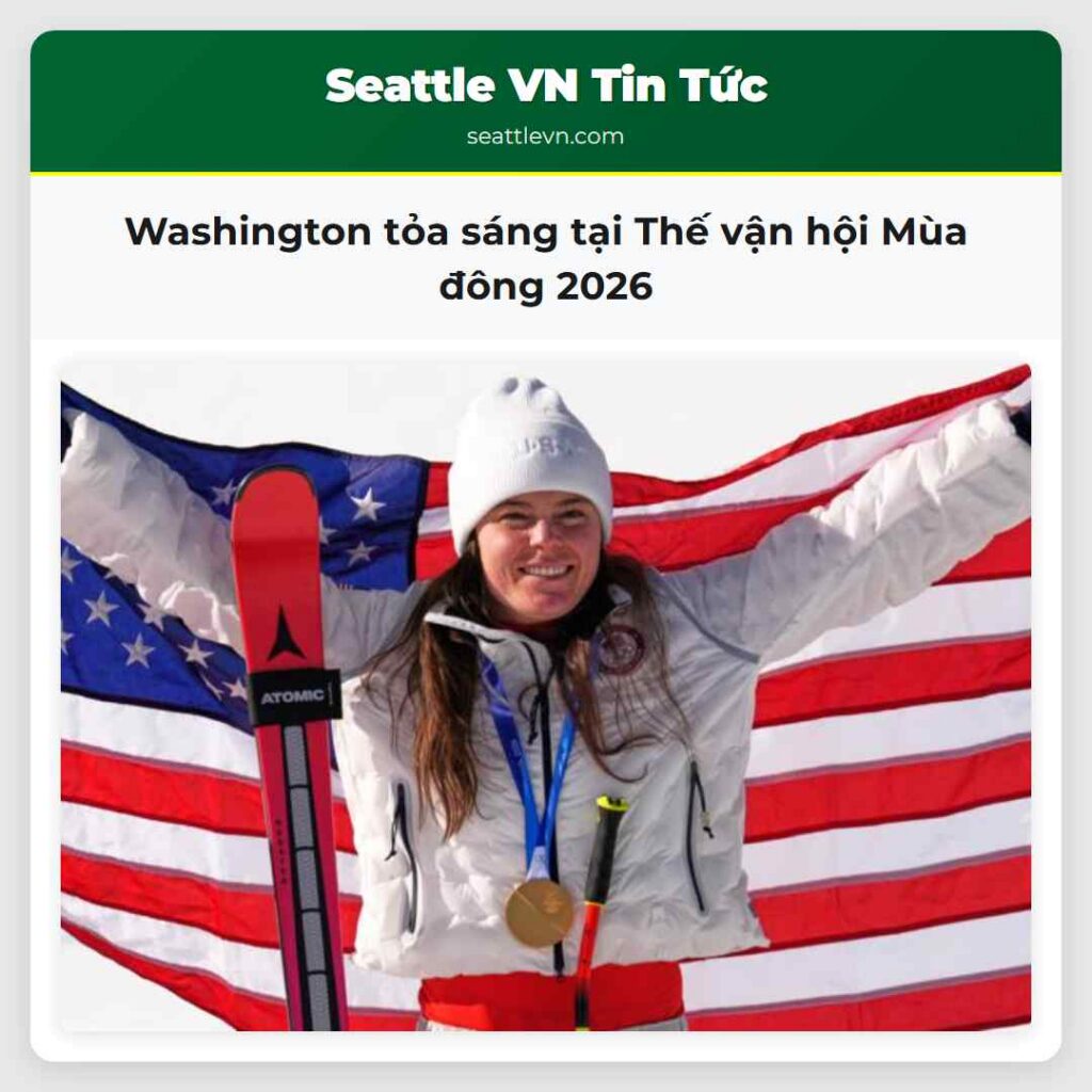 Washington tỏa sáng tại Thế vận hội Mùa đông 2026