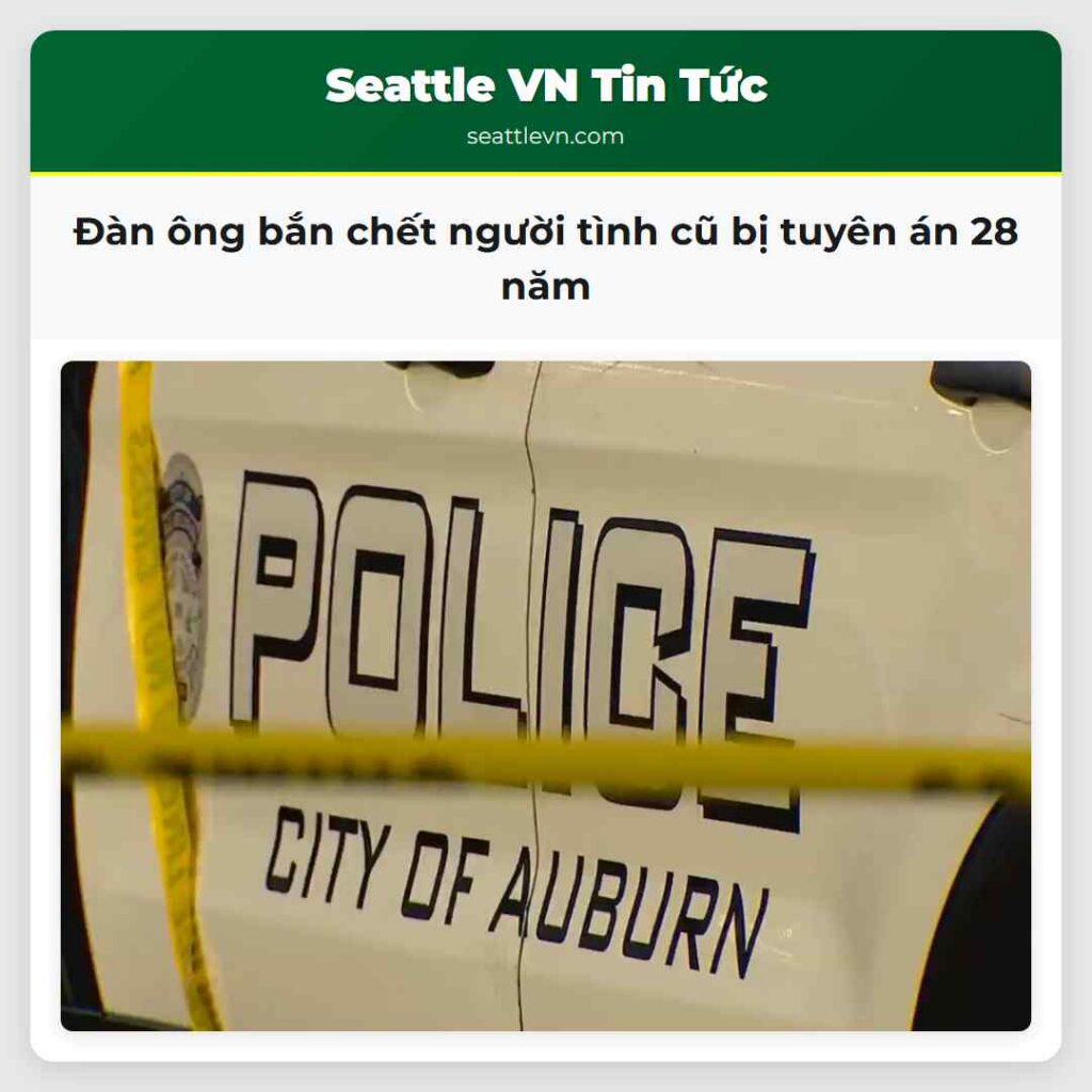 Đàn ông bắn chết người tình cũ bị tuyên án 28 năm