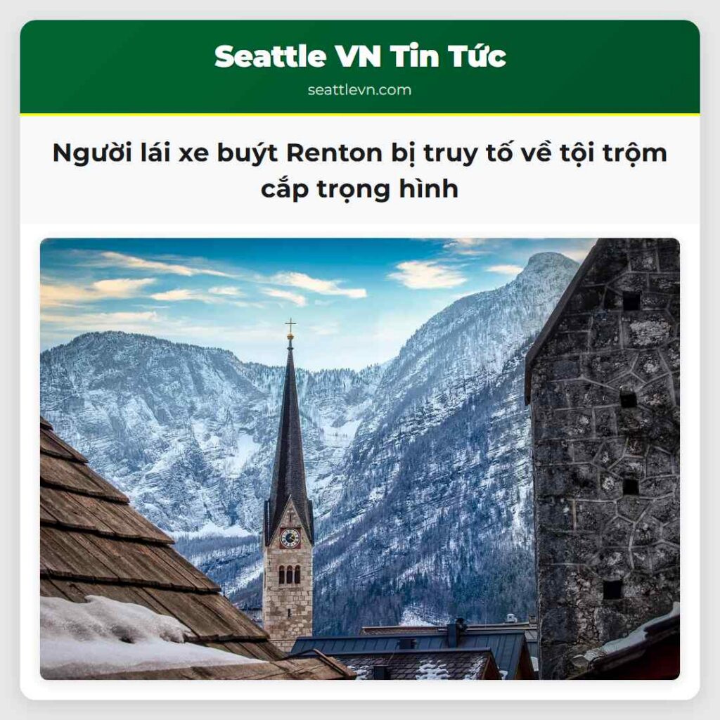 Người lái xe buýt Renton bị truy tố về tội trộm