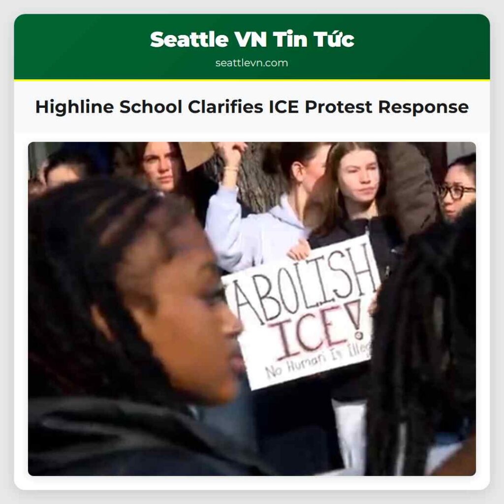 Highline School Clarifies ICE Protest Response