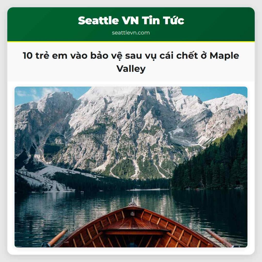 10 trẻ em vào bảo vệ sau vụ cái chết ở Maple
